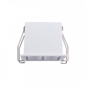 Downlight LED quadrato da incasso 8W - Chip Osram - UGR18 - Taglio 48 x 48 mm - Bianco