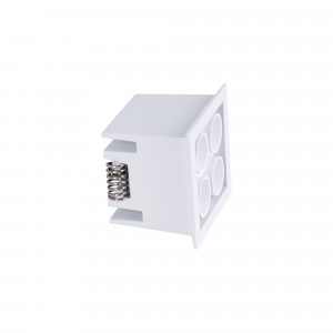 Downlight LED quadrato da incasso 8W - Chip Osram - UGR18 - Taglio 48 x 48 mm - Bianco