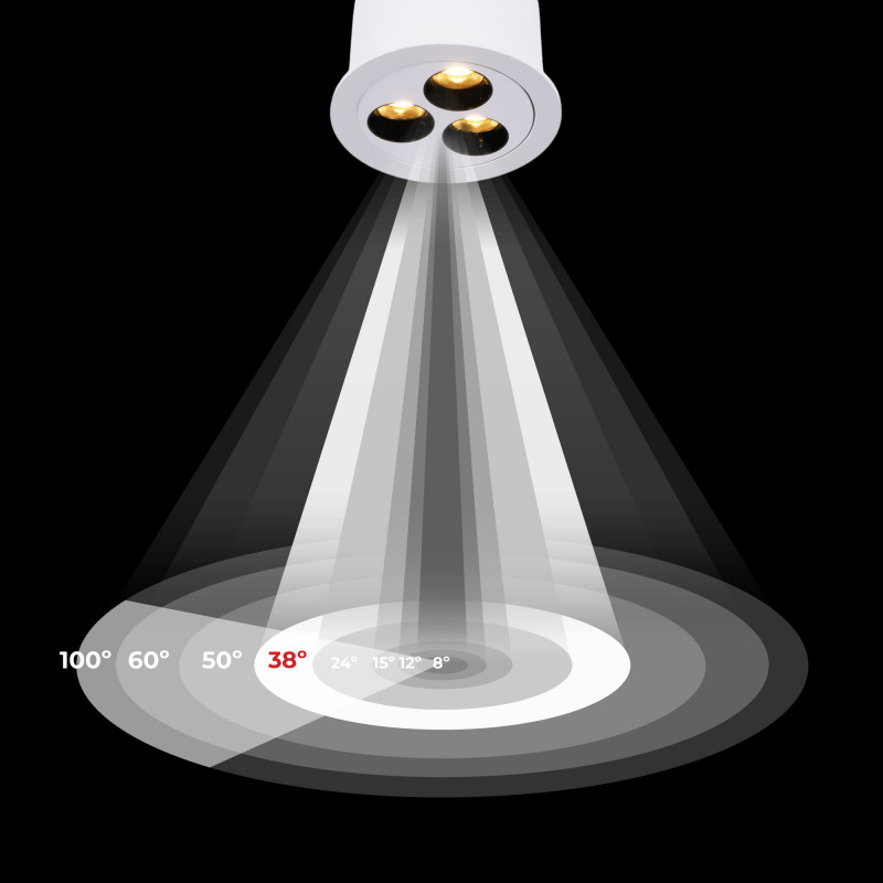 Downlight LED rotondo da incasso 6W - UGR18 - Taglio Ø 55 mm - Bianco Downlight LED rotondo da incasso 6W - UGR18 - Taglio Ø 55 mm - Bianco