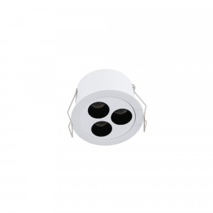 Downlight LED rotondo da incasso 6W - UGR18 - Taglio Ø 55 mm - Bianco