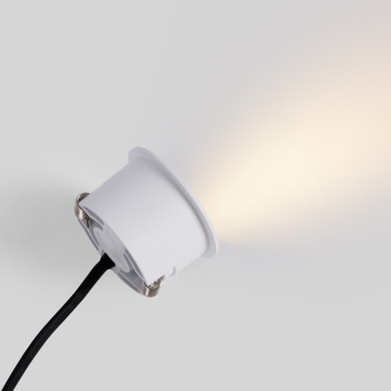 Downlight LED rotondo da incasso 6W - UGR18 - Taglio Ø 55 mm - Bianco Downlight LED rotondo da incasso 6W - UGR18 - Taglio Ø 55 mm - Bianco