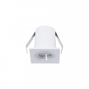 Downlight LED quadrato da incasso 2W - Chip Osram - UGR18 - Taglio Ø 25mm - Bianco