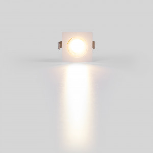 Downlight LED quadrato da incasso 2W - Chip Osram - UGR18 - Taglio Ø 25mm - Bianco