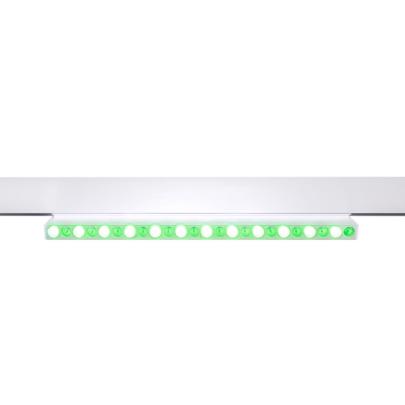 Apparecchio lineare orientabile a binario magnetico RGB + CCT - 12W - UGR18 - Mi Light- Bianco