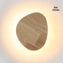 Applique in legno "Eclipse 3" 8W - Luce calda