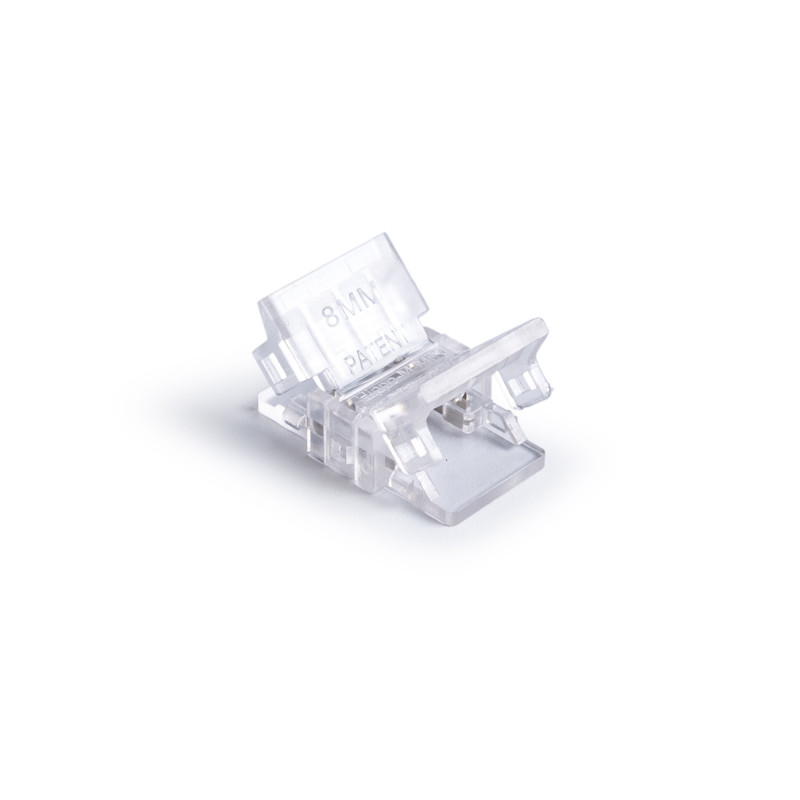 Connettore Hippo monocolore COB Strip-to-Strip - PCB 8mm - 2 pin - IP20 - Max 24V Connettore Hippo monocolore COB Strip-to-Strip - PCB 8mm - 2 pin - IP20 - Max 24V