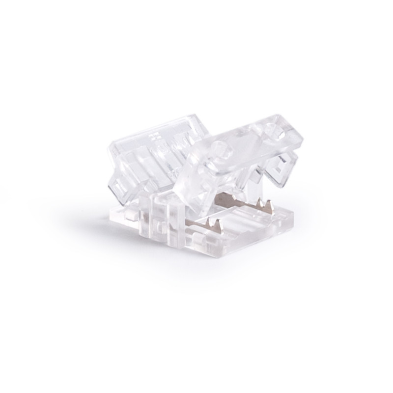 Connettore Hippo monocolore COB per striscia LED - PCB 10mm - 2 pin - IP20 - Max 24V Connettore Hippo monocolore COB per striscia LED - PCB 10mm - 2 pin - IP20 - Max 24V