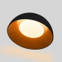 Lampada da soffitto LED obliqua CCT 24W - Effetto legno - ø50cm