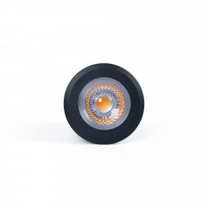 Faro da incasso a terra a 10W LED - Bianco caldo - IP67 - Colore nero