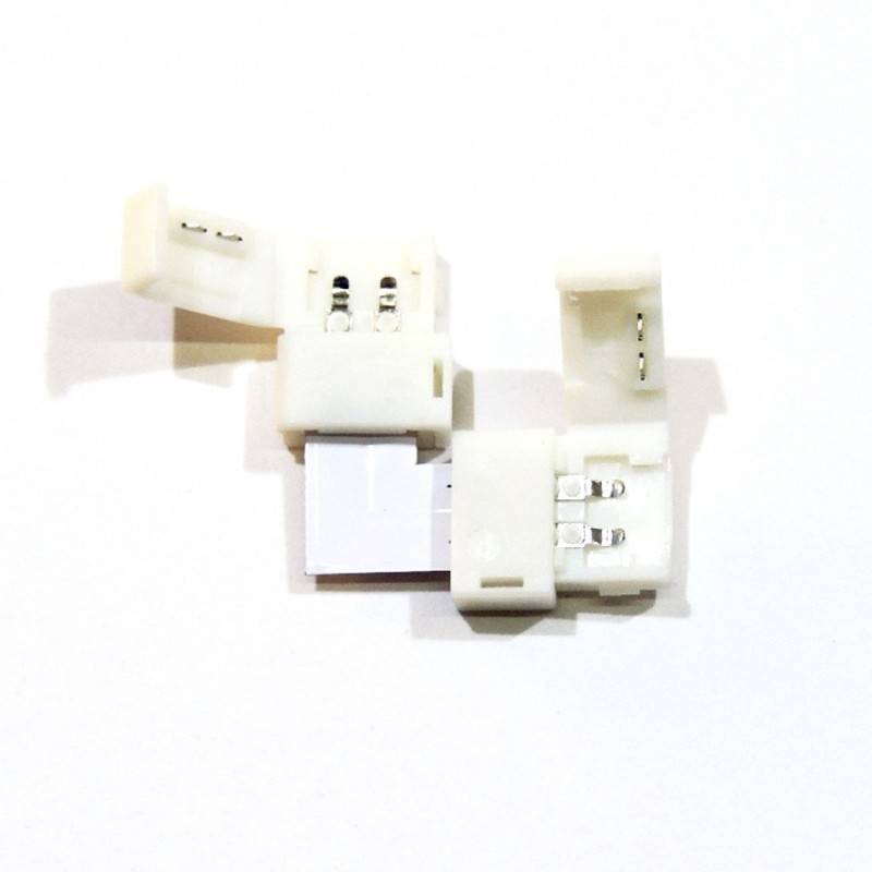 Connettore per strisce LED 8 mm per angoli a 90º
