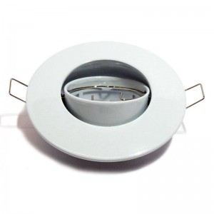 Anello di montaggio da incasso per LED dicroici di colore bianco