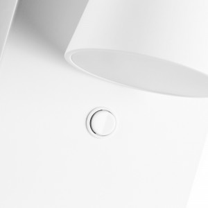 lampada da parete con porta USB "BASKOP W" - 6W - Base di ricarica wireless