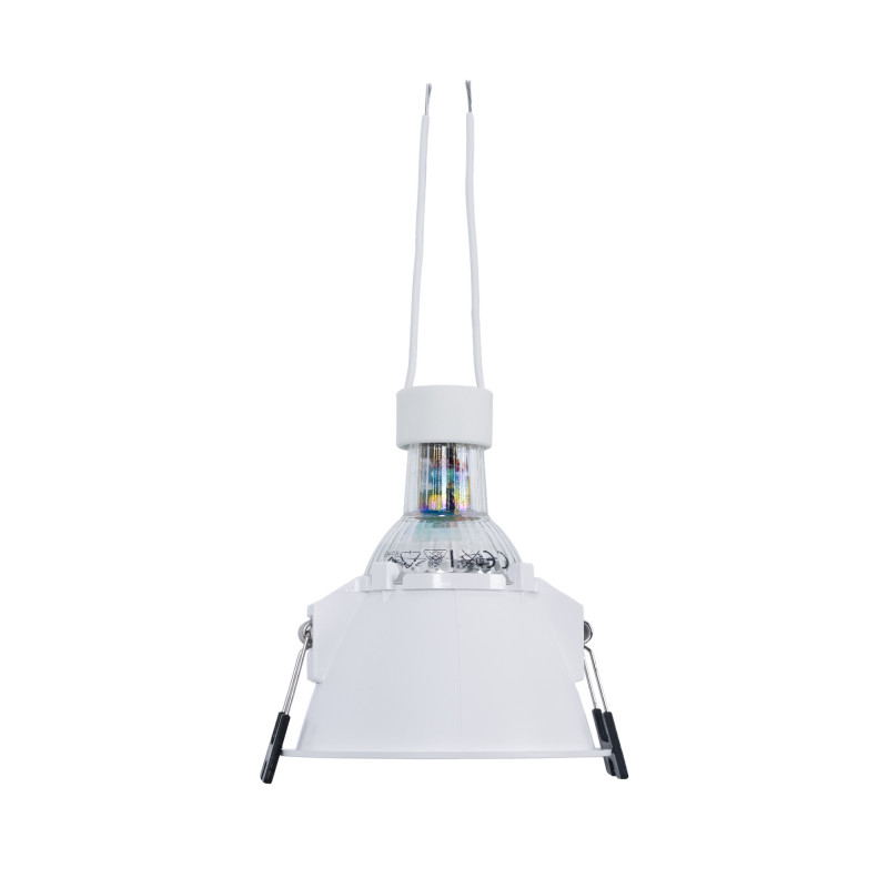 KIT Anello da incasso Ø93mm (bianco) + Lampadina GU10 5,4W + Portalampada KIT Anello da incasso Ø93mm (bianco) + Lampadina GU10 5,4W + Portalampada