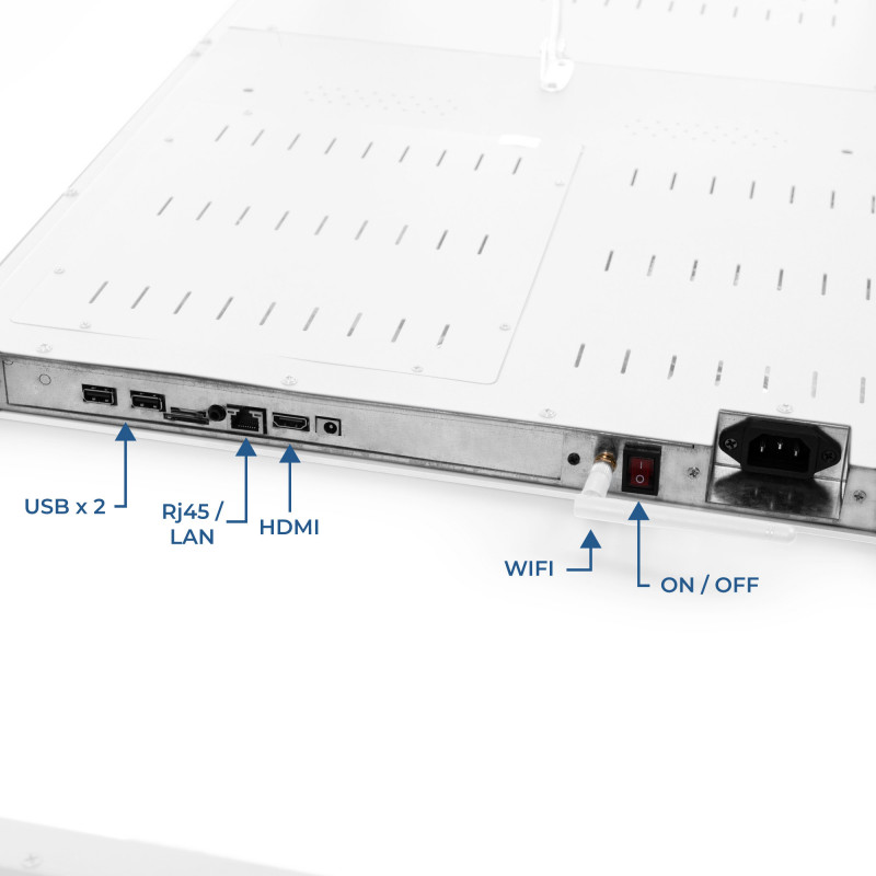 Totem pubblicitario pieghevole LCD Full HD da 32" - Android - Interno | totem pubblicitari