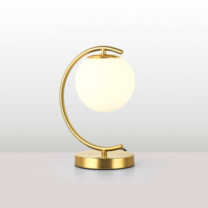 Lampada da tavolo a sfera di cristallo "San" | lampade da tavolo design