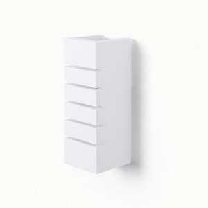 Applique da parete in gesso "Line" - 1 x E14 | applique da interno