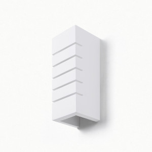 Applique da parete in gesso "Line" - 1 x E14 | applique da interno