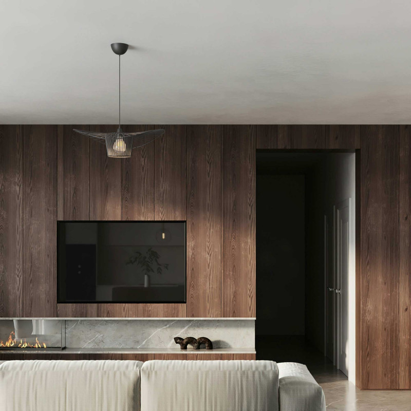 Lampada a sospensione design "Pamela" - 60 cm | Lampada a sospensione nera