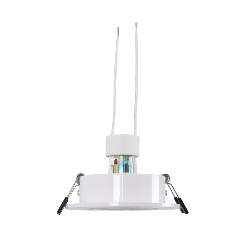 KIT Faretto da incasso basculante Ø90mm (bianco) + lampadina GU10 5,4W + portalampada | faretti da incasso LED KIT Faretto da incasso basculante Ø90mm (bianco) + lampadina GU10 5,4W + portalampada | faretti da incasso LED