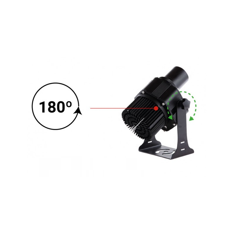 Proiettore di logo LED GOBO 40W - Ottica 45° - Esterno - Orientabile | proiettori professionali