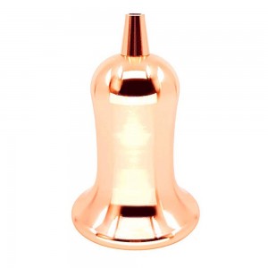 Presa a campana E27 in bronzo rosa serie Vintage