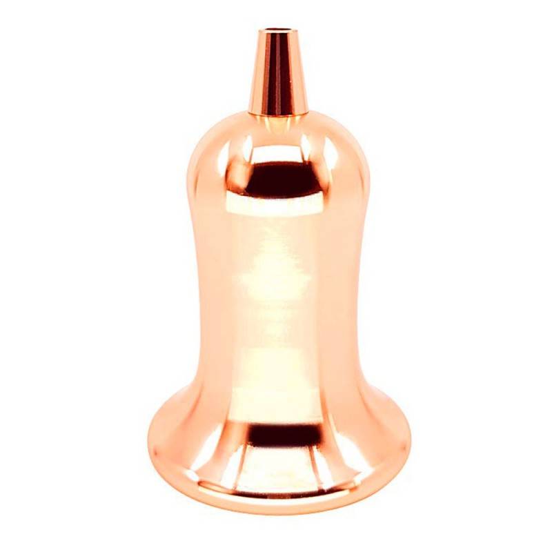 Presa a campana E27 in bronzo rosa serie Vintage