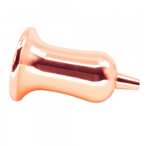 Presa a campana E27 in bronzo rosa serie Vintage