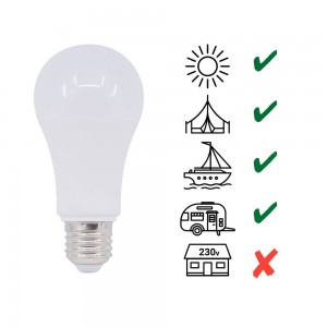 Lampadina 10-36v E27 per caravan