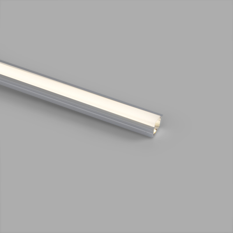 Profilo in alluminio da incasso per striscia LED ≤ 15 mm - 18,5x12 mm - 2 metri