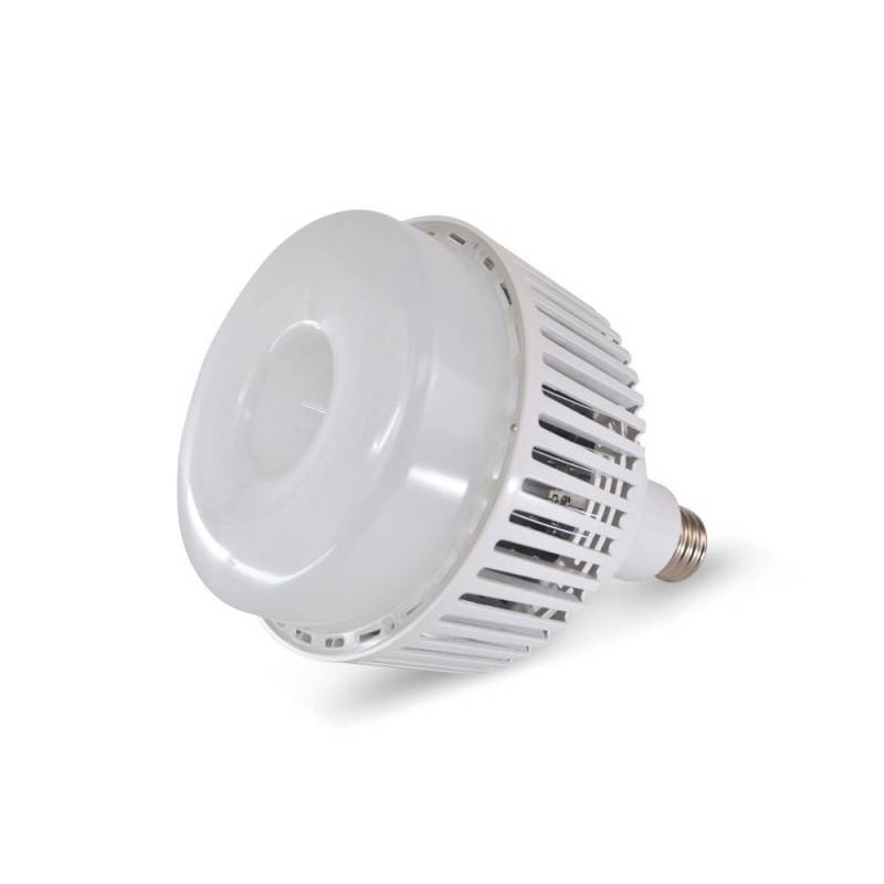Lampadina LED industriale E40, 100W, angolo 200º.