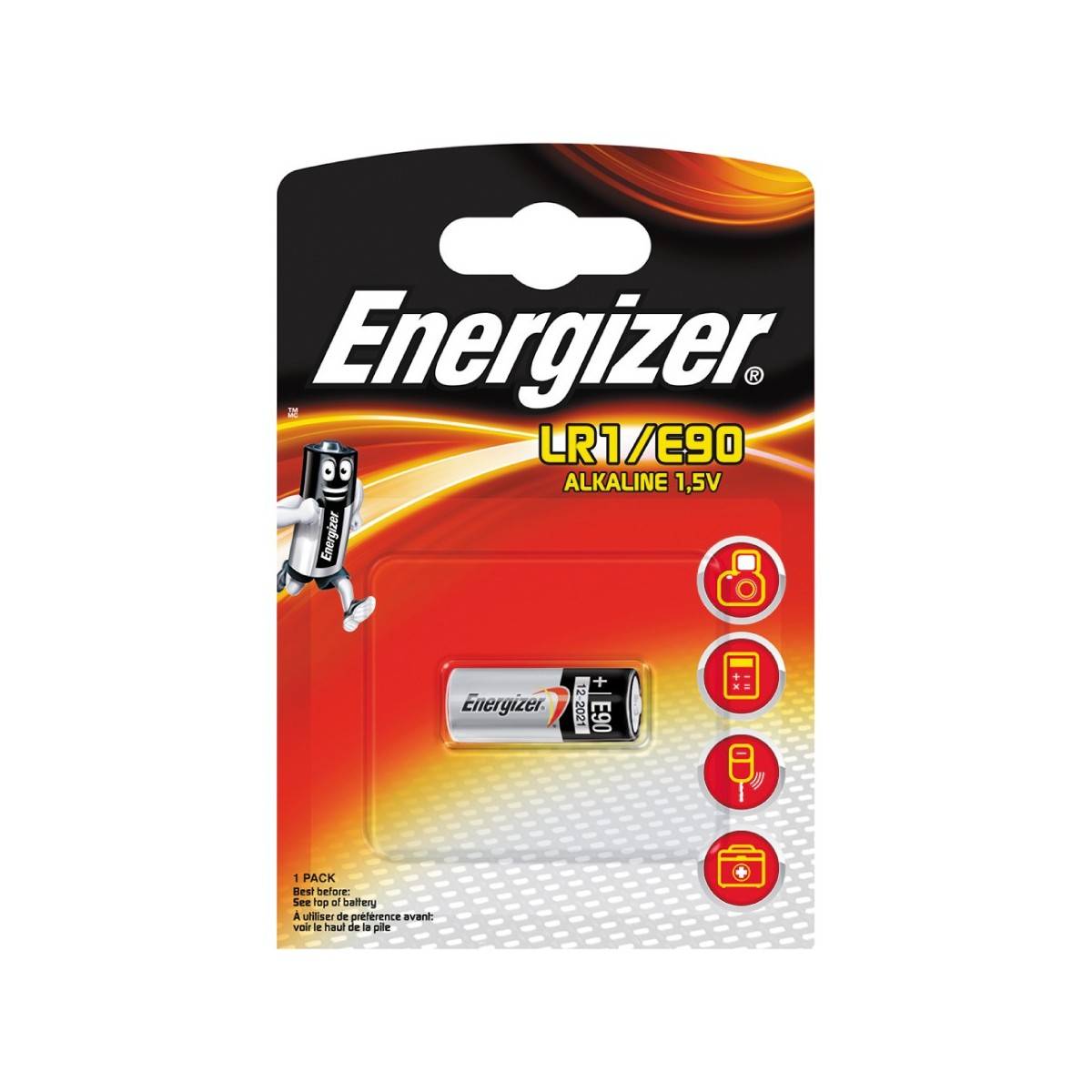 Blister di batterie Energizer E90 da 1 pz.