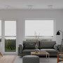 Doppio faretto da soffitto orientabile "IRIS" + 2 lampadine AR111 GU10