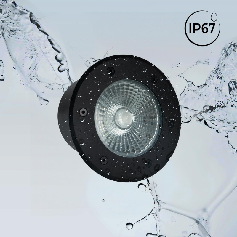 Segnapassi da esterno LED RGB 18W - 12V DC - IP67 - Ø15cm - 30º Segnapassi da esterno LED RGB 18W - 12V DC - IP67 - Ø15cm - 30º