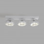 Triplo faretto da soffitto orientabile "IRIS" + 3 lampadine AR111 GU10