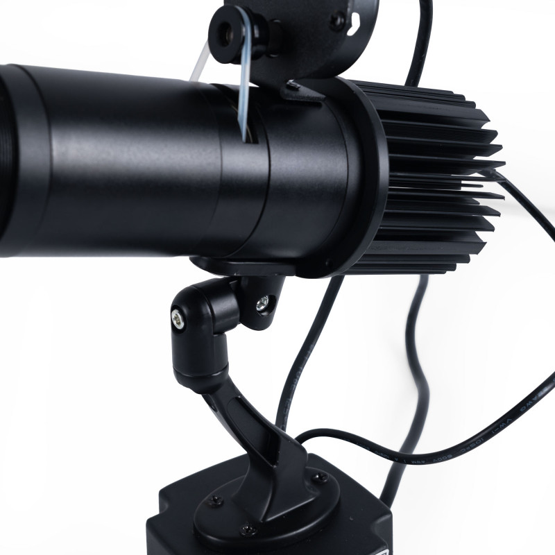 Proiettore di logo LED GOBO rotante 15W - Interno - Ottica 20° - IP20 Proiettore di logo LED GOBO rotante 15W - Interno - Ottica 20° - IP20