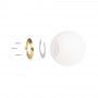 Sfera di ricambio in vetro opalino - Ø220 mm