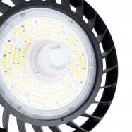 Campana LED industriale UFO 150W - CCT - Con sensore di movimento - 170lm/W - Driver LIFUD - IP65 - 5 anni di garanzia