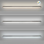 Plafoniera stagna LED collegabile - dimmer DALI - CCT - 150cm - 55W - Driver LIFUD - IP65