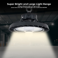 Campana LED industriale UFO 150W - CCT - Con sensore di movimento - 170lm/W - Driver LIFUD - IP65 - 5 anni di garanzia