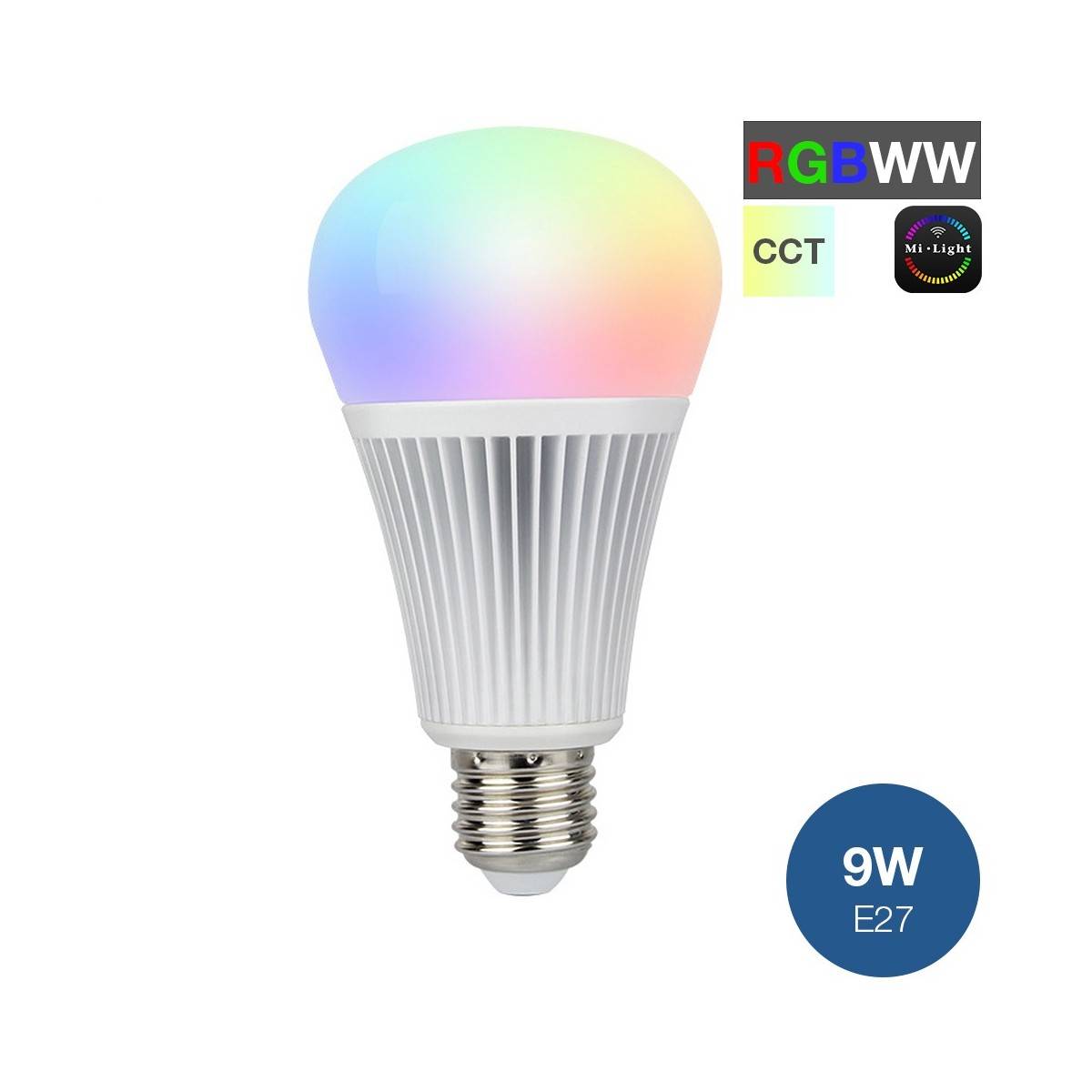 Lampadina LED MiLight RGB+CCT E27 9W 850LM