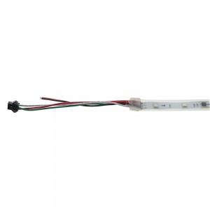 Striscia LED smart IC RGB 12V DC - 7,2W/m - IP67 - Larghezza 10mm - 5 metri