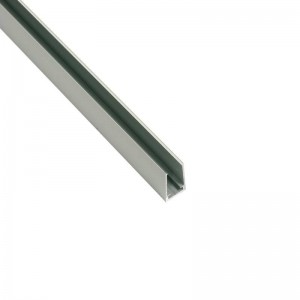 Profilo in alluminio 25x14mm per guaine in silicone - 2 metri