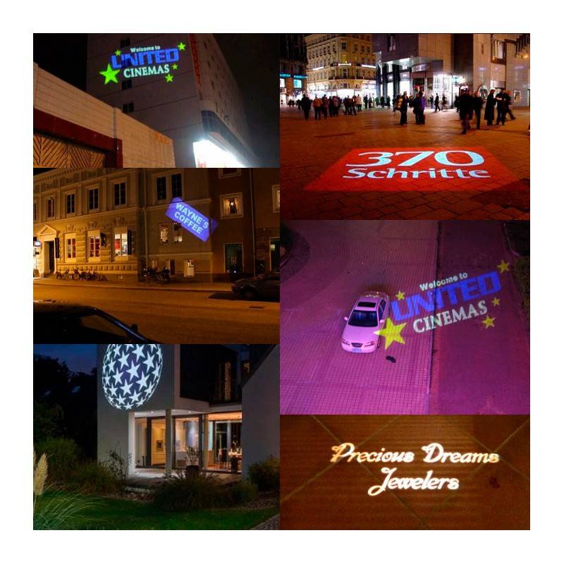 GOBO Faretto LED per esterni 100W IP65