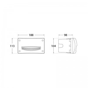 Faretto LED da incasso Fumagalli "Leti 200 HS" 3W - IP66 - GX53 - CCT