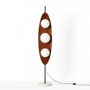 Staande lamp "Pacific" - Houteffect - 3 x G9