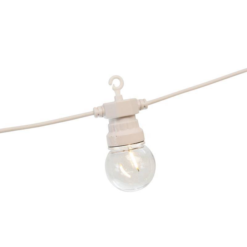 LED slinger voor buiten met 10 lampjes 8 meter