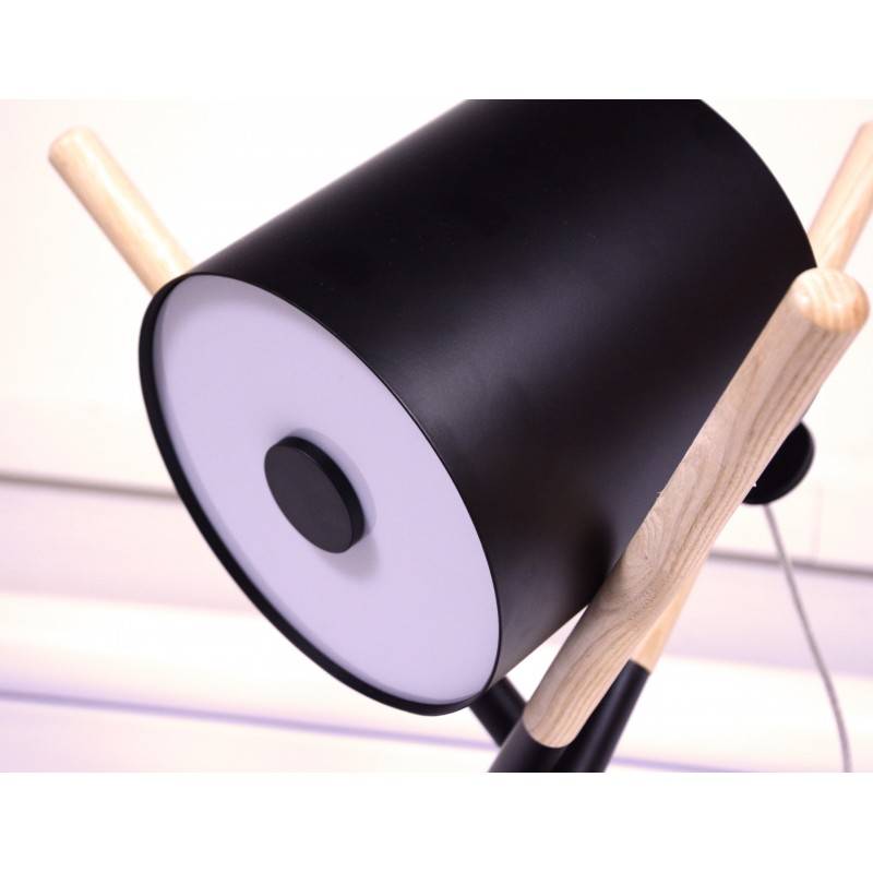 Houten tafellamp "FOCUS".