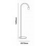 Staande lamp "FINNA" E27