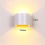 afmetingen witte wandlamp