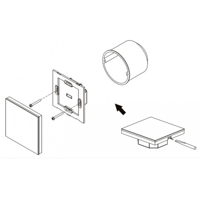 installatie SR-2300TS-DIM-EU
